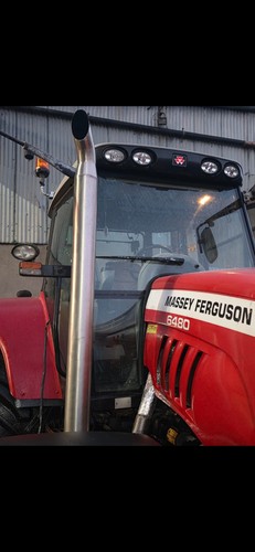 Stainless exhaust for massey - stainless,